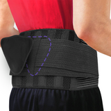 Back Support Belt - Self Heating & Soothing Back Brace Made With Breathable Materials & 20 Magnets For Optimal Pain Relief