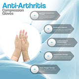 Anti-Arthritis Compression Gloves (Beige)