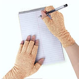 Fingerless Compression Gloves (Beige)