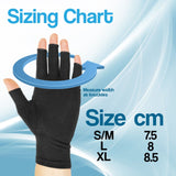 Compression Gloves Size Chart
